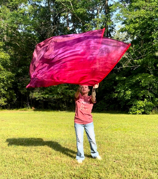 Prophetic Dyed Worship Banners (sz medium, Made to order)