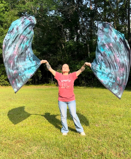 Prophetic Dyed Worship Banners (sz medium, Made to order)